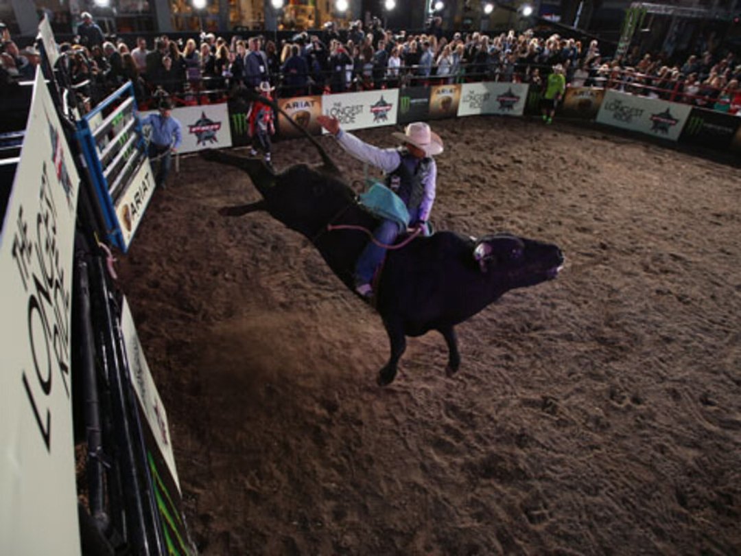 Bull Riding at 'The Longest Ride' World Premiere