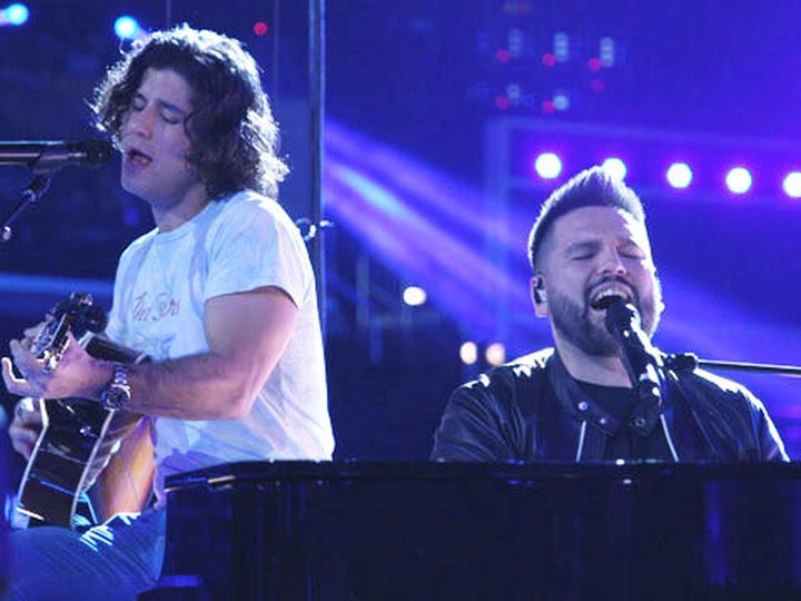 Backstage at Dan + Shay's Grammys Rehearsal