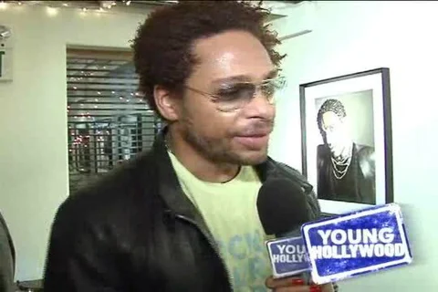 At Fred Segal with Amy Smart and Gary Dourdan