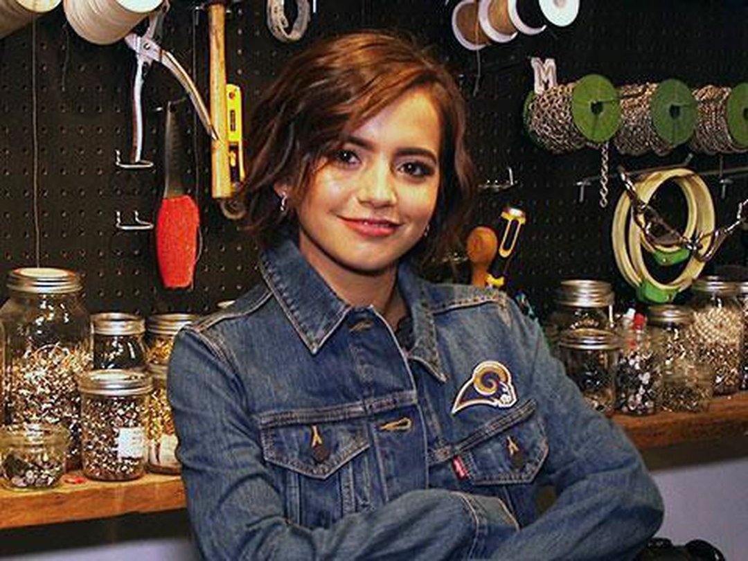 Isabela Moner Designs Custom NFL Denim Jacket