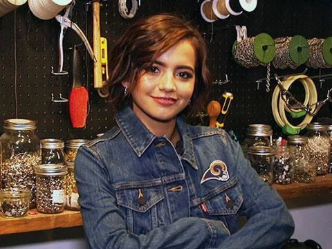 Isabela Moner Designs Custom NFL Denim Jacket