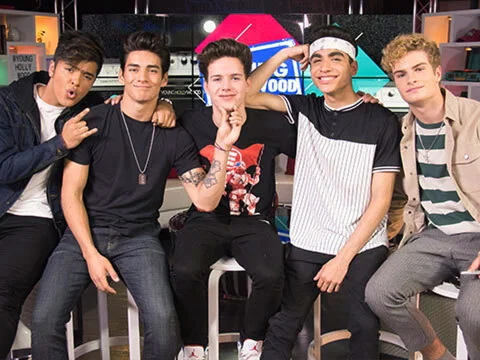 Freestyling with Boy Band In Real Life