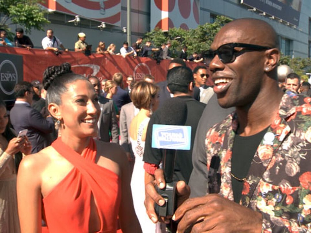 T.O. Talks Style with Athletes at the ESPYs