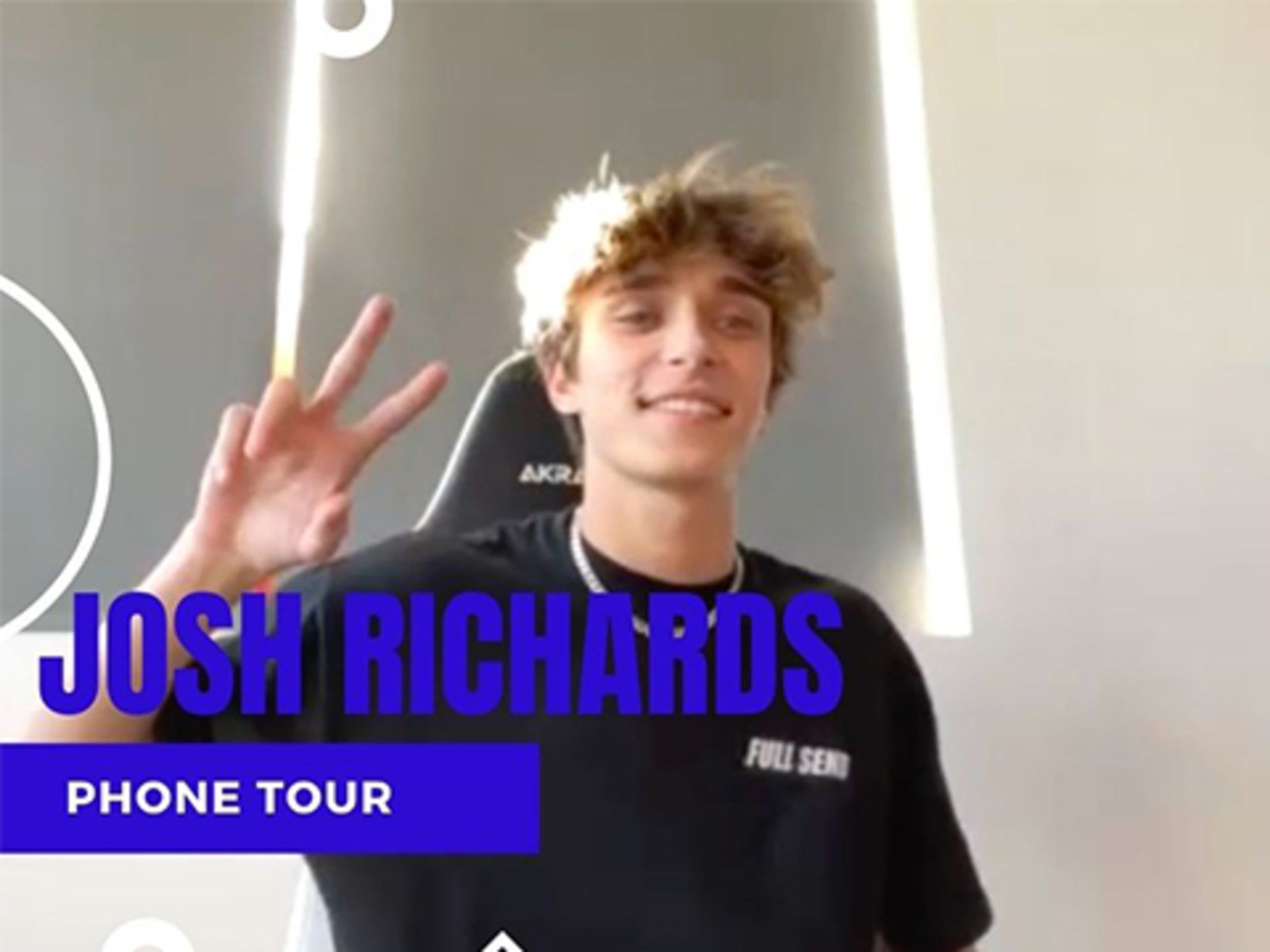 Josh Richards Unlocks His Phone For Us