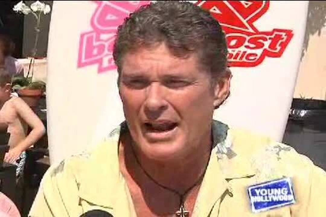 At the Beach with "The Hoff"