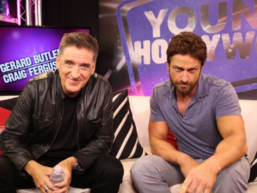 Gerard Butler & Craig Ferguson Tell Some Jokes