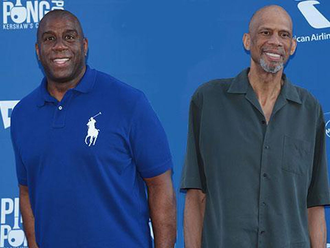 Why Lakers Legends Magic & Kareem Love Ping-Pong