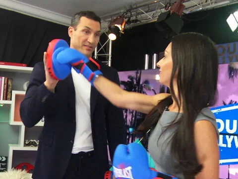 Sparring With Boxing Champ Wladimir Klitschko