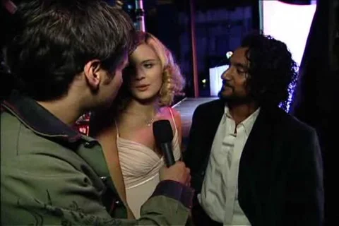 Naveen Andrews and Maggie Grace