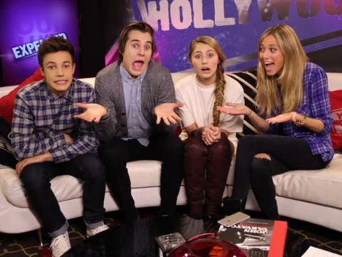 Cameron Dallas, Marcus Johns, & Lia Marie Johnson on Craziest Scenes from 'Expelled'