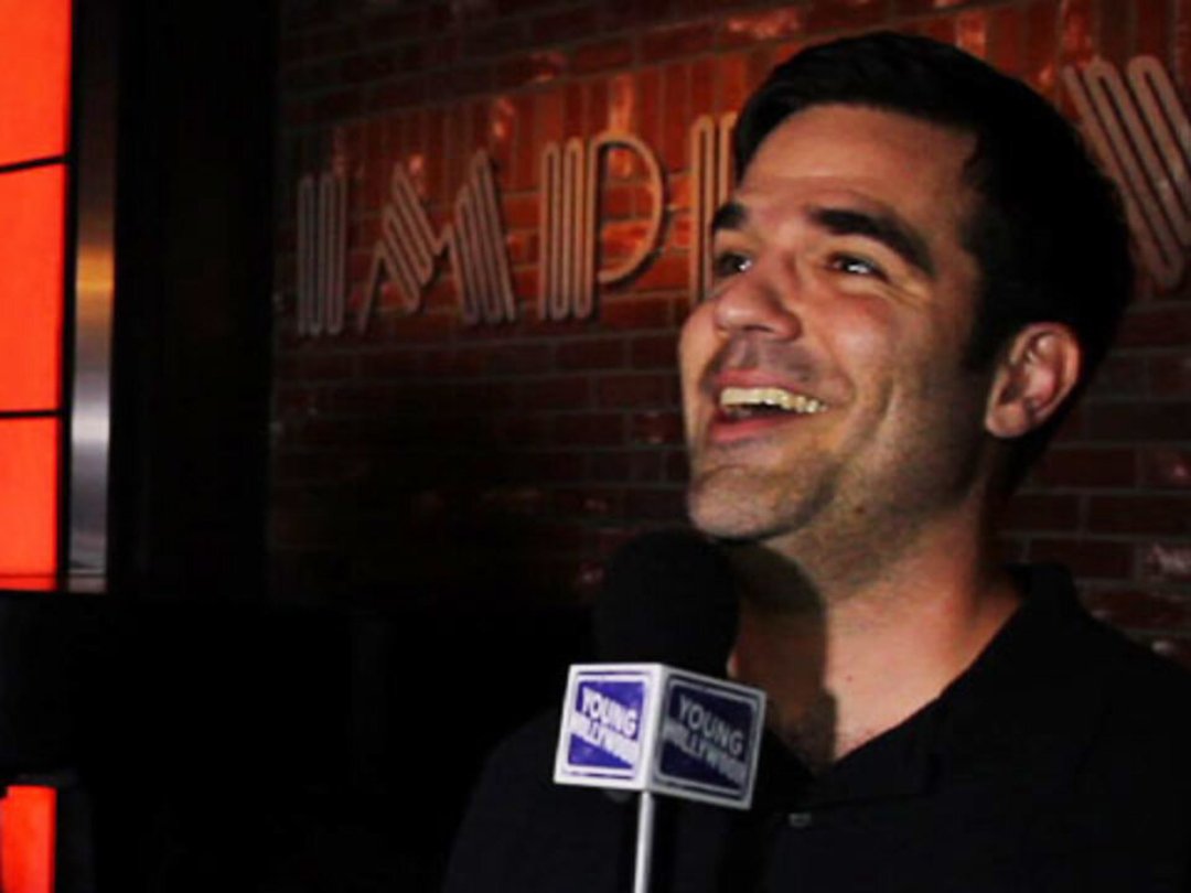 At the Improv with Twitter's Funniest Person, Rob Delaney
