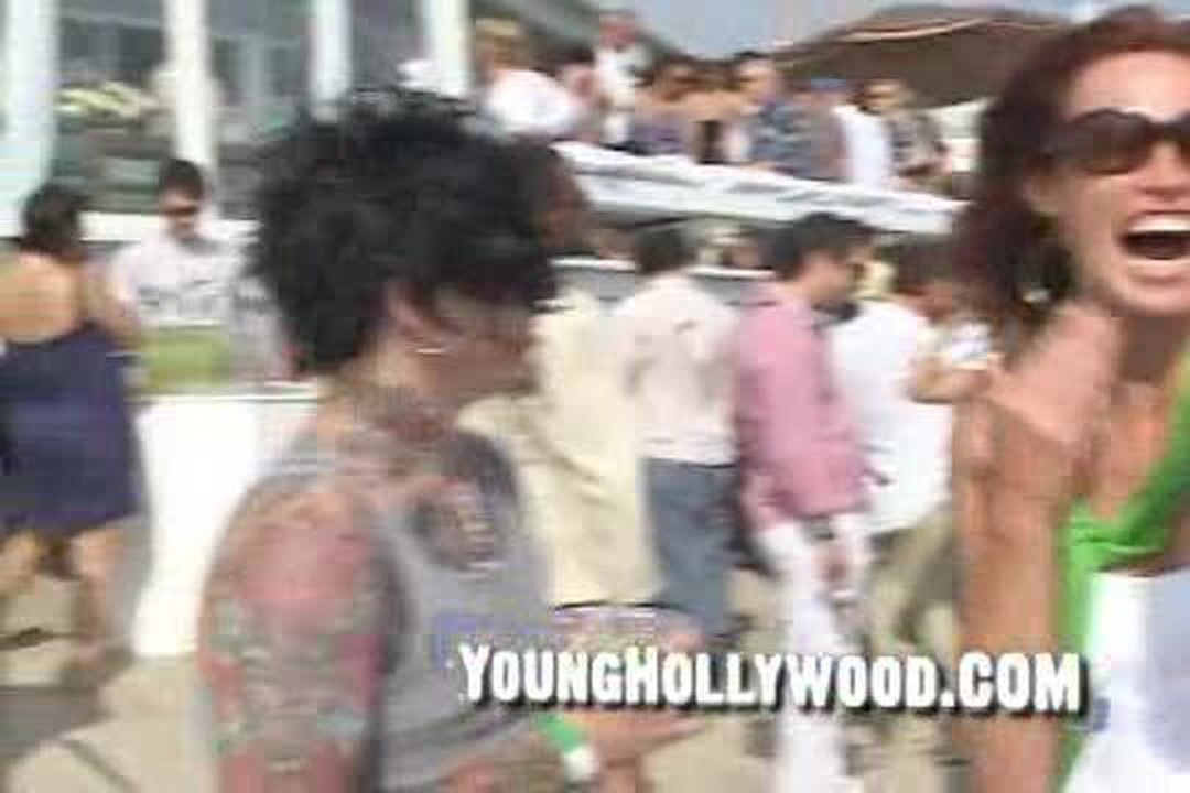 Nikki Sixx at the Project Malibu House