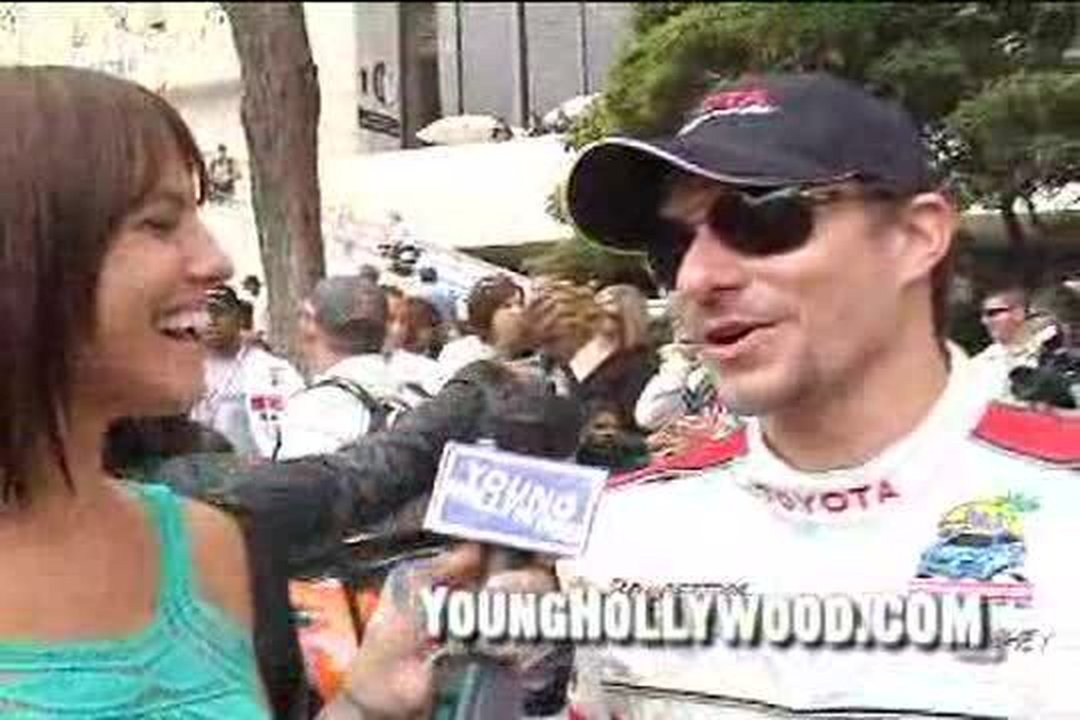 Wilmer Valderrama & Drew Lachey take you racing
