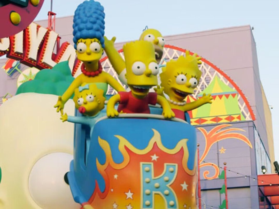"The Simpsons" Move In To Universal Studios Hollywood