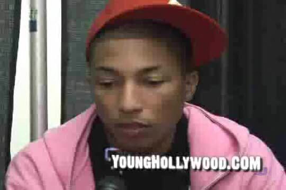 Backstage with Pharrell