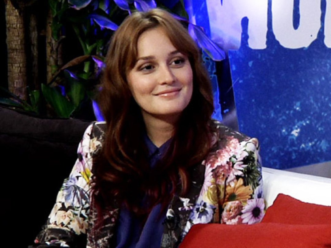 Leighton Meester with a Harvest Moon and a Side of 'That's My Boy' Stories