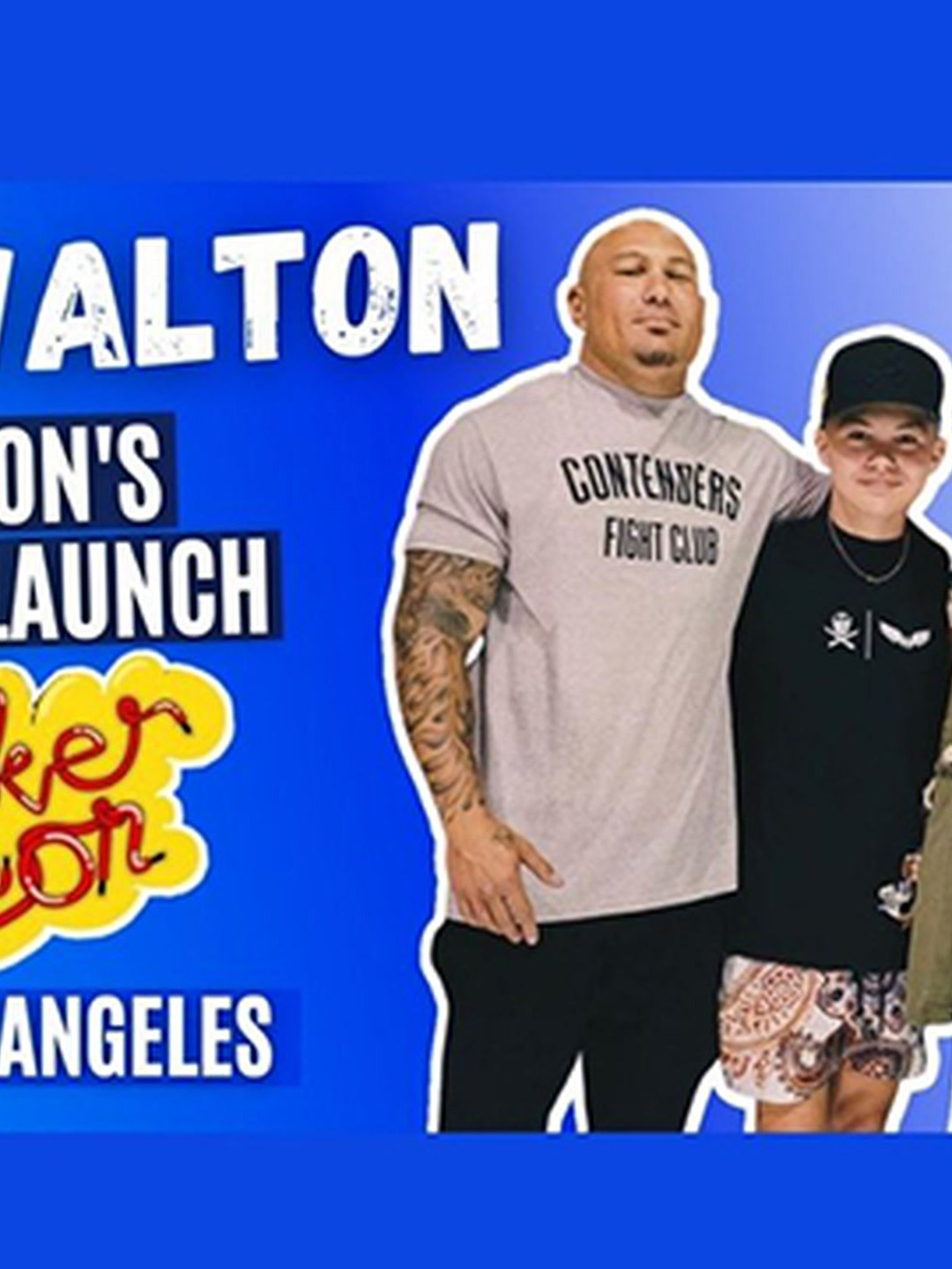 DJ Walton Supports Son Javon "Wanna" Walton at Sneaker Con