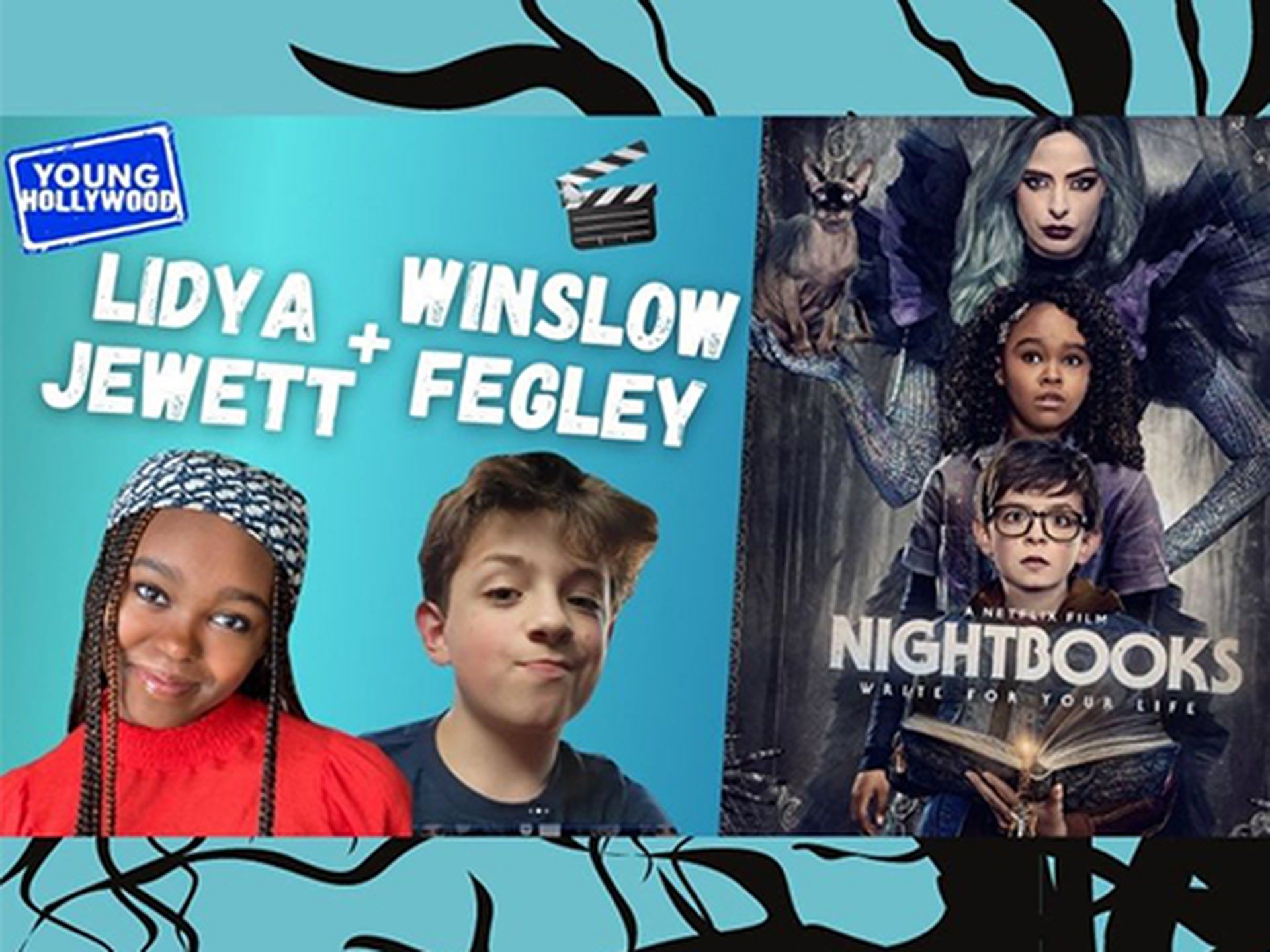 Scary Stories & Halloween Costumes with Nightbooks Stars Winslow Fegley & Lidya Jewett