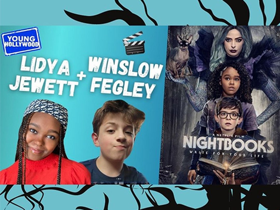 Scary Stories & Halloween Costumes with Nightbooks Stars Winslow Fegley & Lidya Jewett