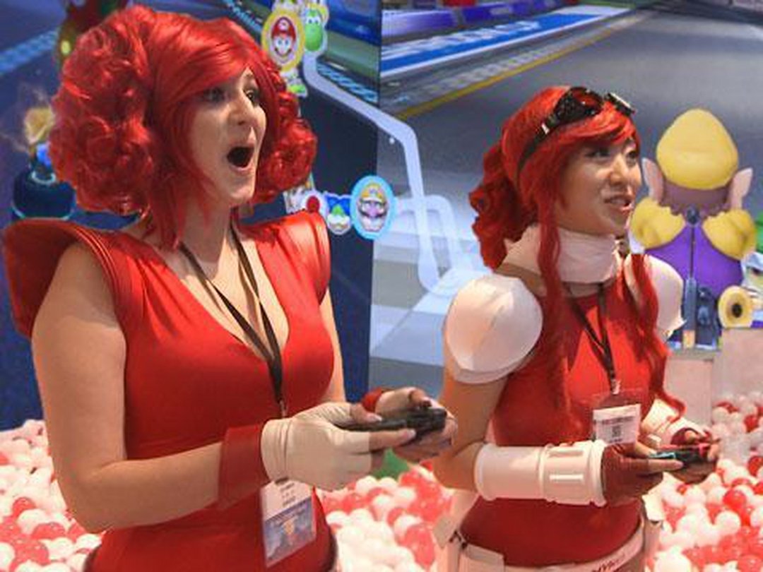 Epic Mario Kart Battle in E3’s Ball Pit