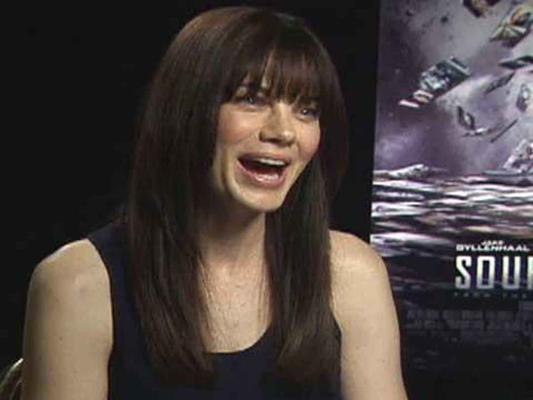 Michelle Monaghan on the "Source Code"