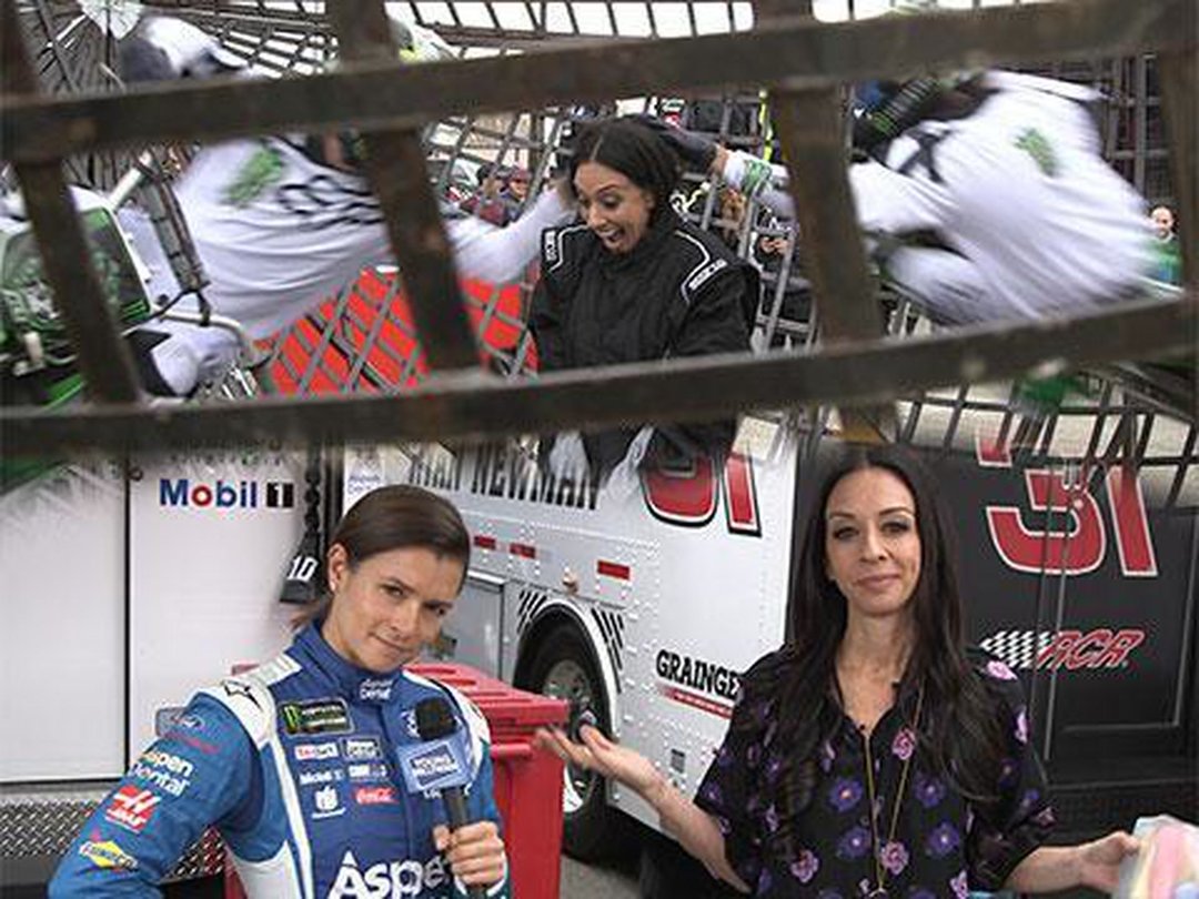 Danica Patrick Celebrates Birthday at NASCAR Race