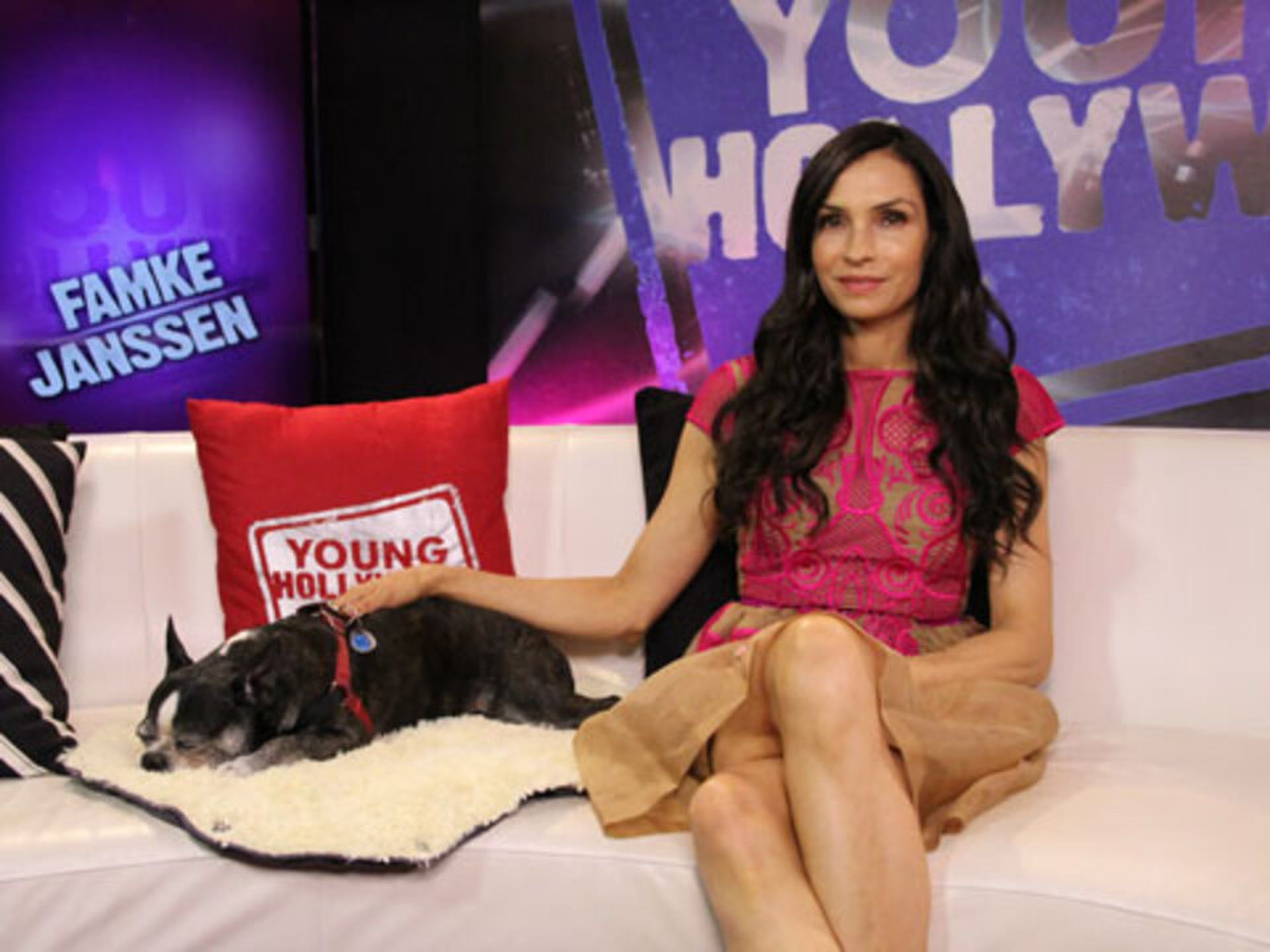 Famke Janssen on "Hemlock Grove" & Her Biggest Skincare Tip