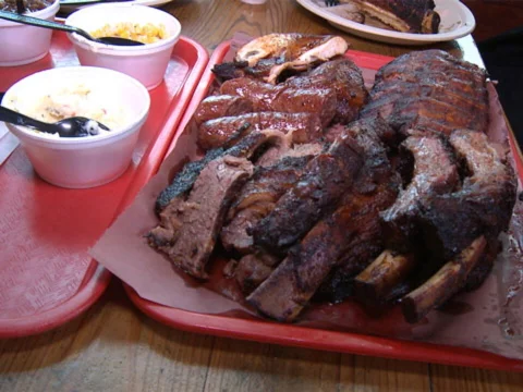 Texas BBQ Date at Iron Works with Aaron & Sanya Richards-Ross