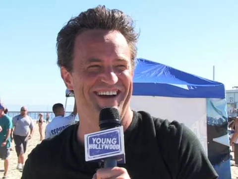 Volleying with Matthew Perry, Allison Miller, and Misty May-Treanor