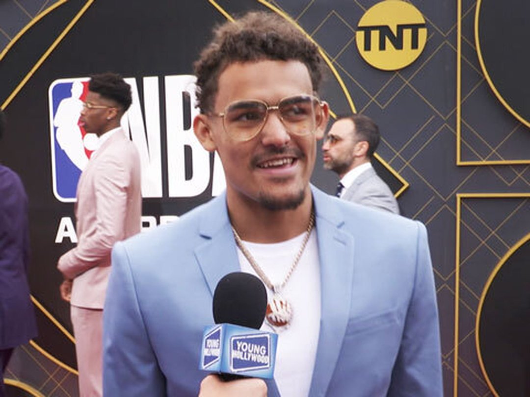 Trae Young Plays Pass, Trash, or Dunk at NBA Awards