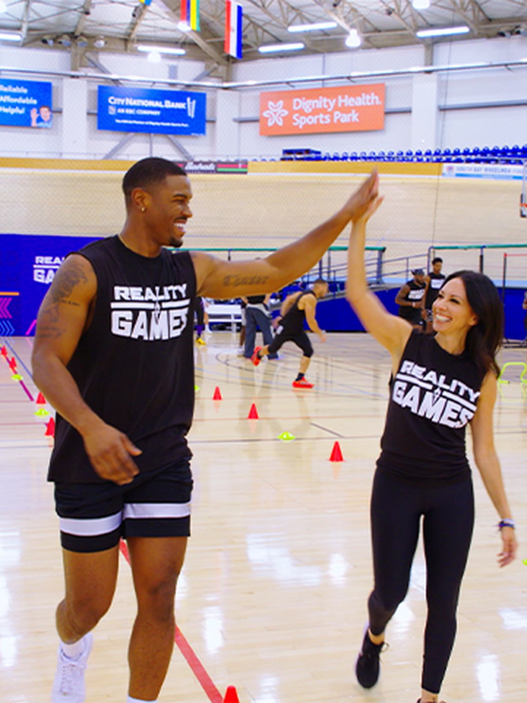 Reality TV Stars Show Off Athletic Skills For Reality Games Combine