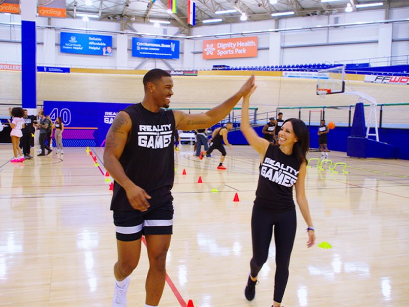 Reality TV Stars Show Off Athletic Skills For Reality Games Combine