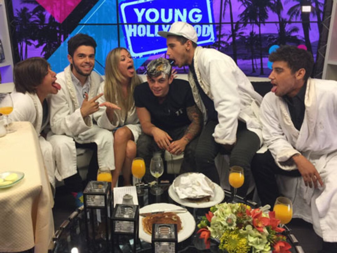 Janoskians Throw Pies At Each Other & Answer Fan Questions! PART 2
