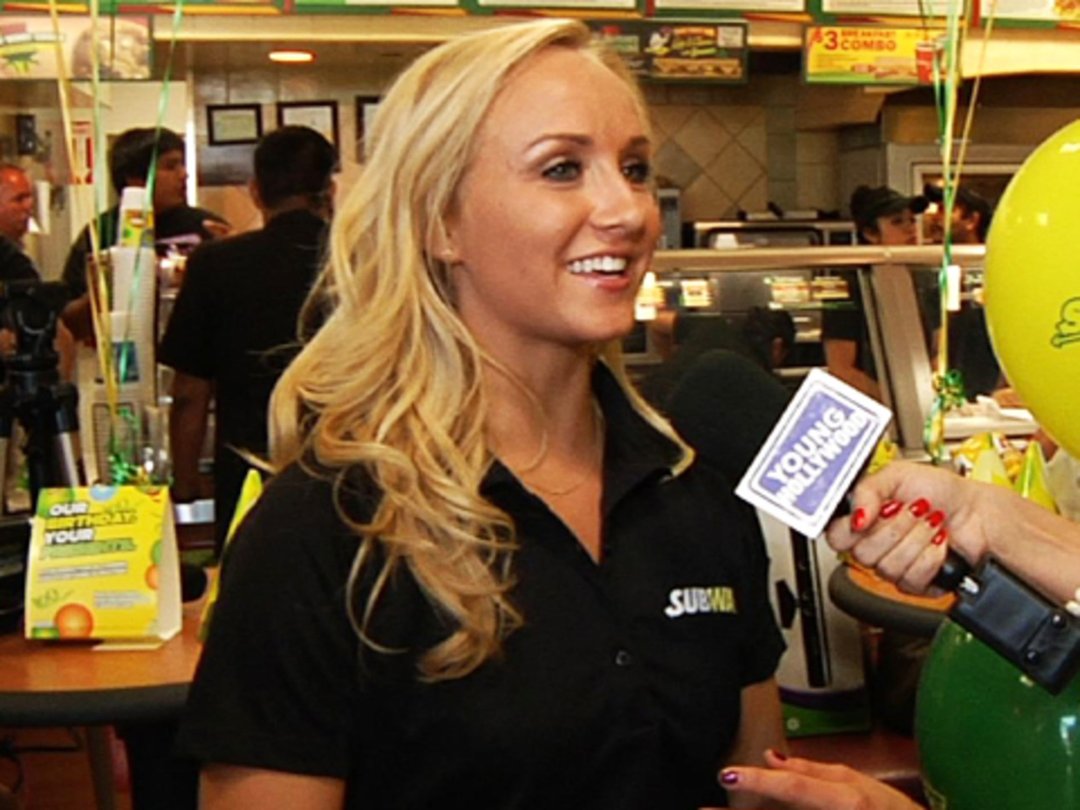 Nastia Liukin Flips for Subway