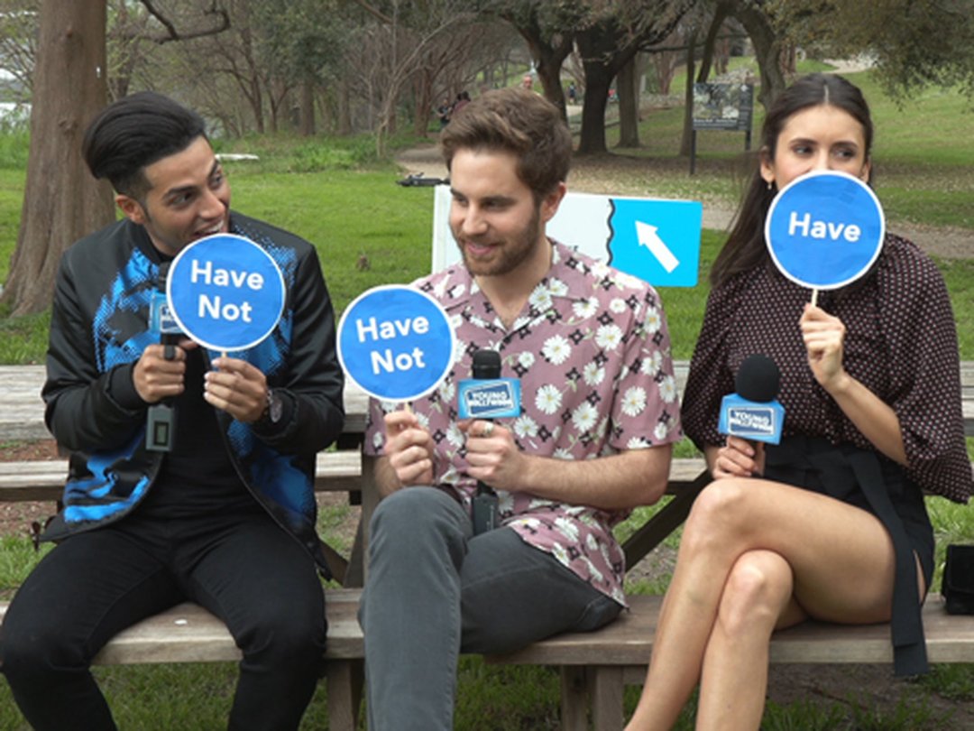 Nina Dobrev, Mena Massoud, & Ben Platt Talk Bad Dates & Speeding Tickets