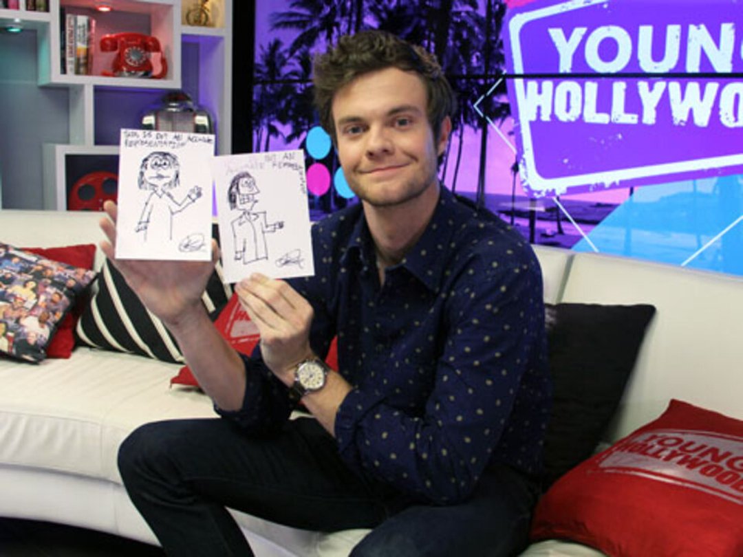 Jack Quaid Doodles His "Vinyl" Co-Stars