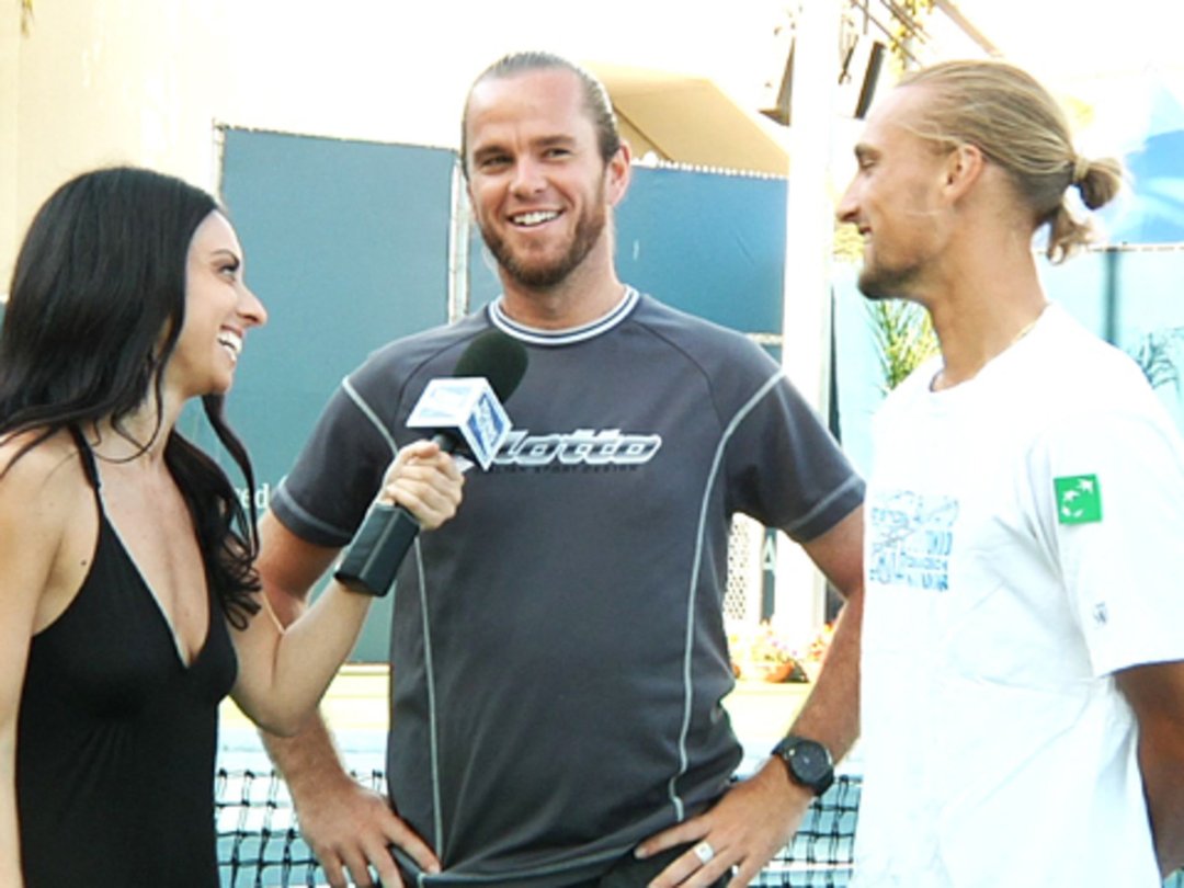 Sam Querrey, Xavier Malisse, & Ruben Bemelmans Serve Up Tennis Greatness at Farmers Classic