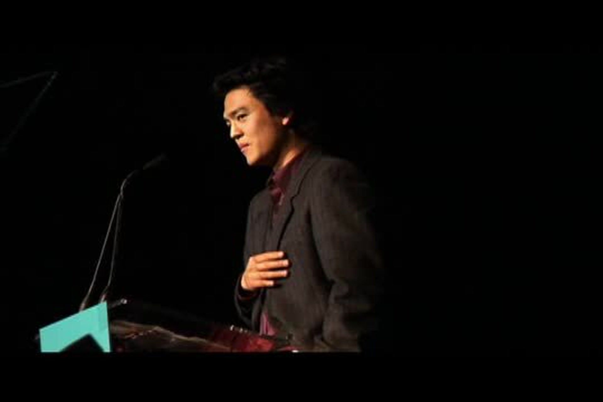 John Cho presents to the Weitz Brothers