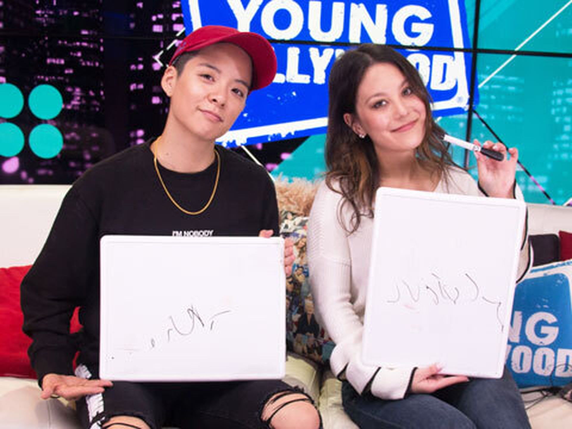 Amber Liu Takes The Hands Behind My Back Challenge