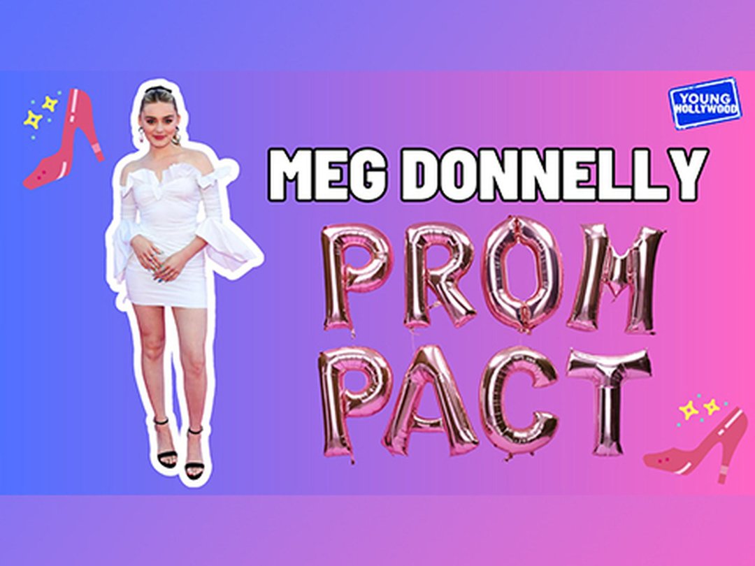 Meg Donnelly Supports Zombies Co-Star Milo Manheim at Prom Pact Premiere