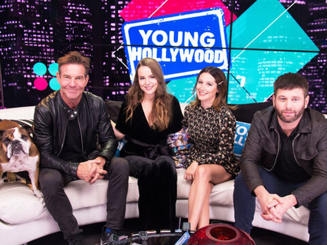 Ashley Tisdale & Dennis Quaid Spill on Netflix’s Merry Happy Whatever