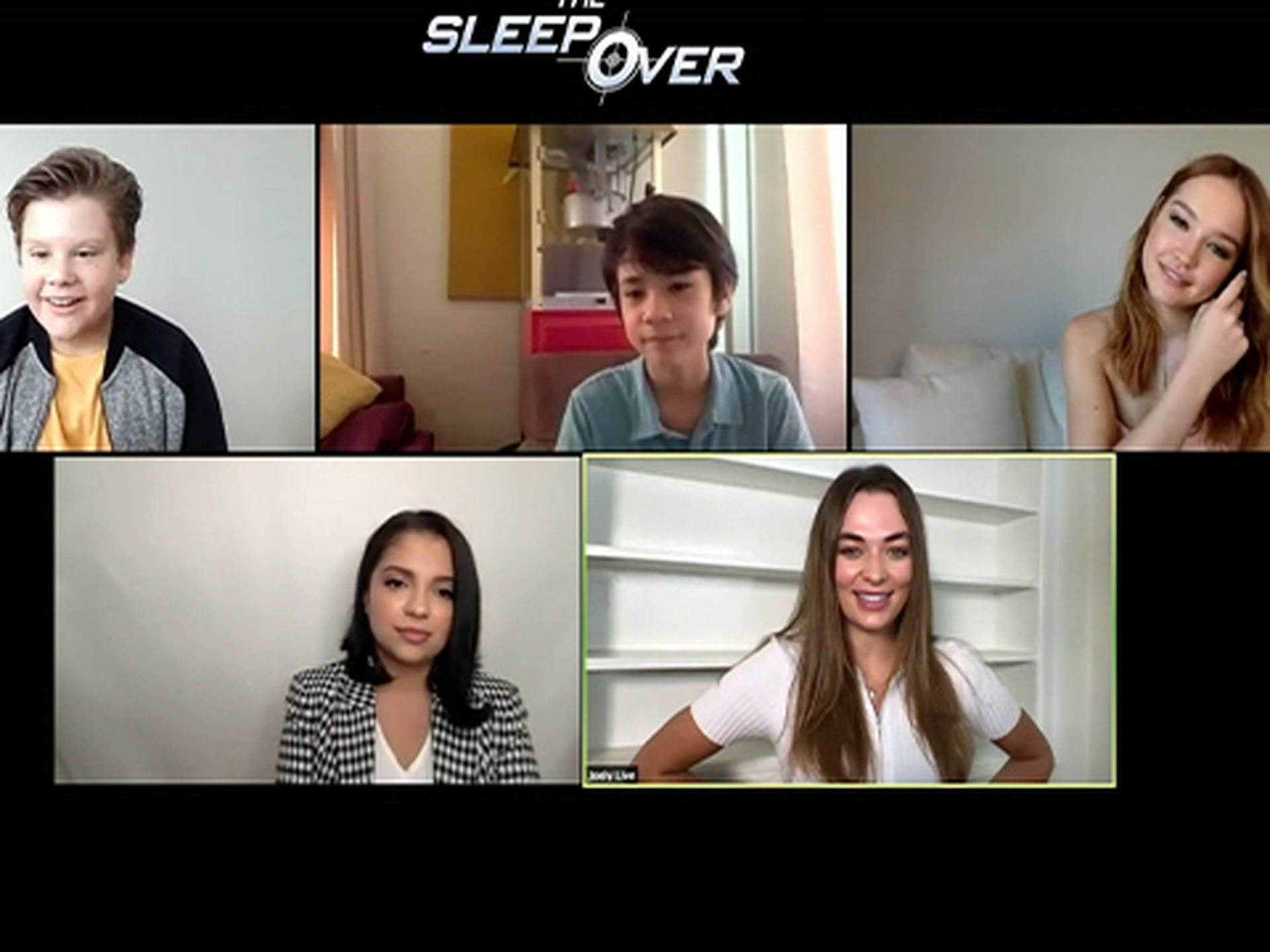 The Sleepover Cast Reveal The Best On-Set Hype-Person