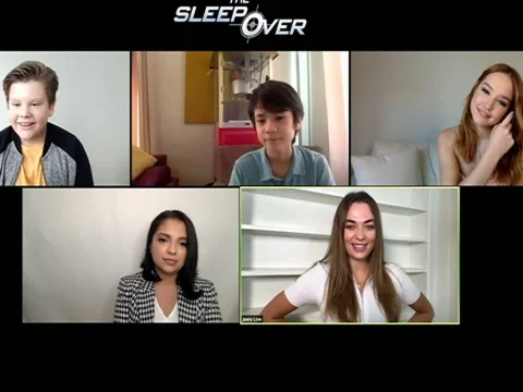 The Sleepover Cast Reveal The Best On-Set Hype-Person