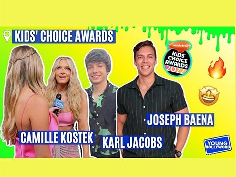 Karl Jacobs, Camille Kostek, & More Hit The KCAs Orange Carpet
